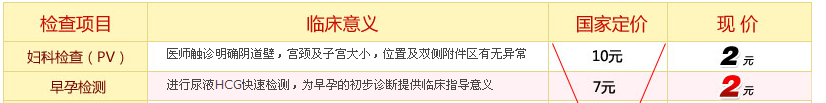 沈阳京科妇科医院2元查早孕